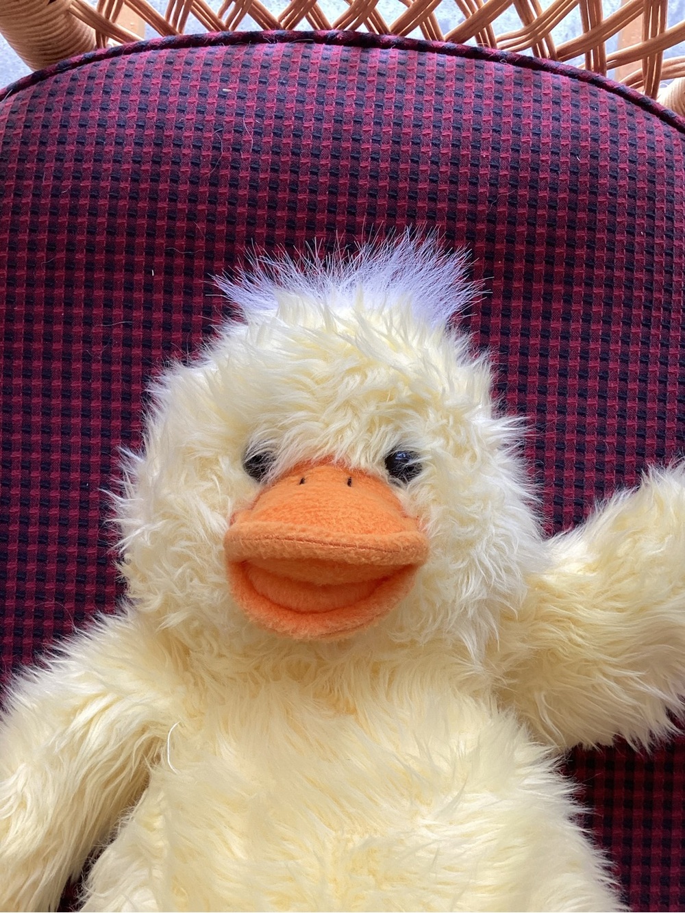 Build-A-Bear Yellow Plush Duck with Orange Beak